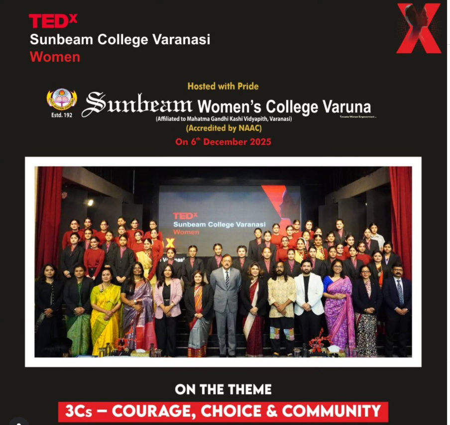 College achievement award — Sunbeam Women's College Varuna